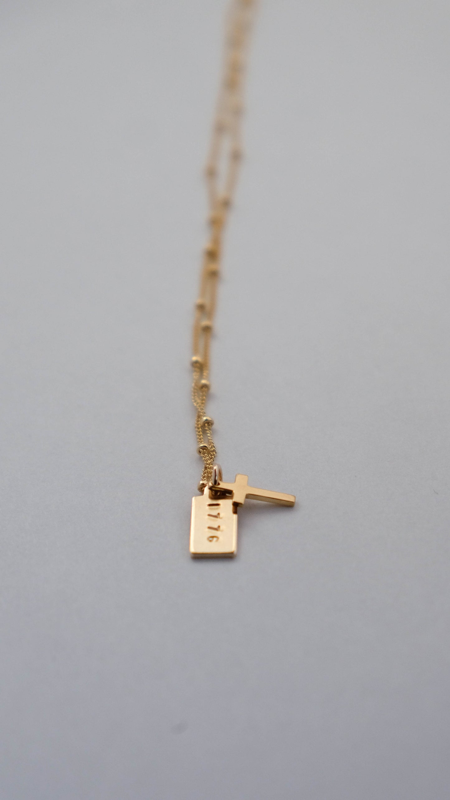God and Country Necklace