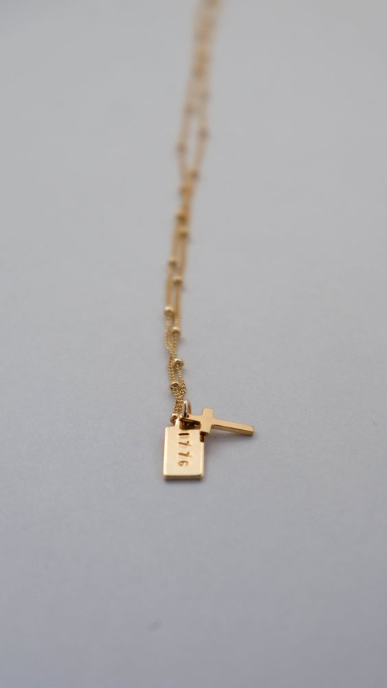 God and Country Necklace