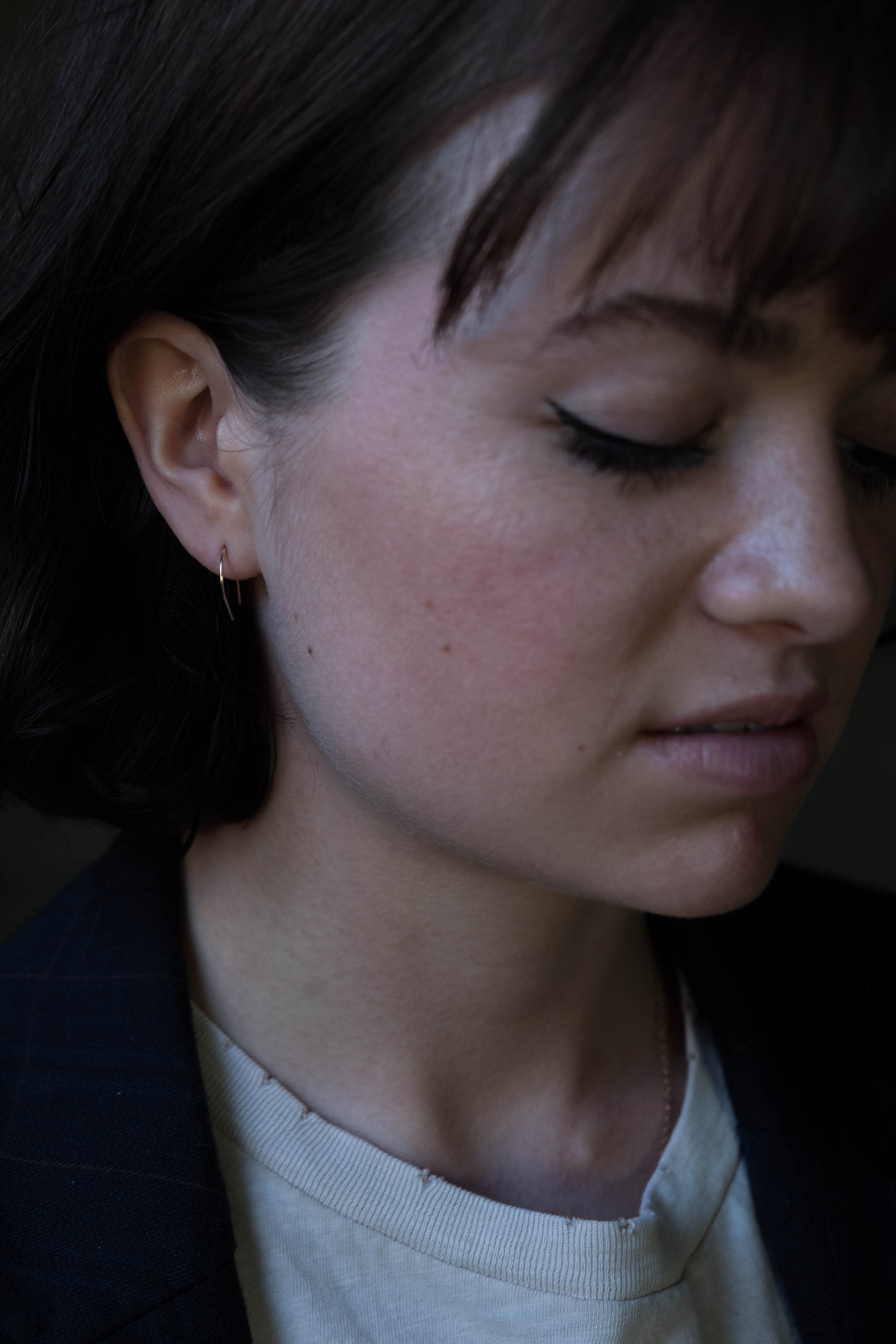 Micro and mini u earrings