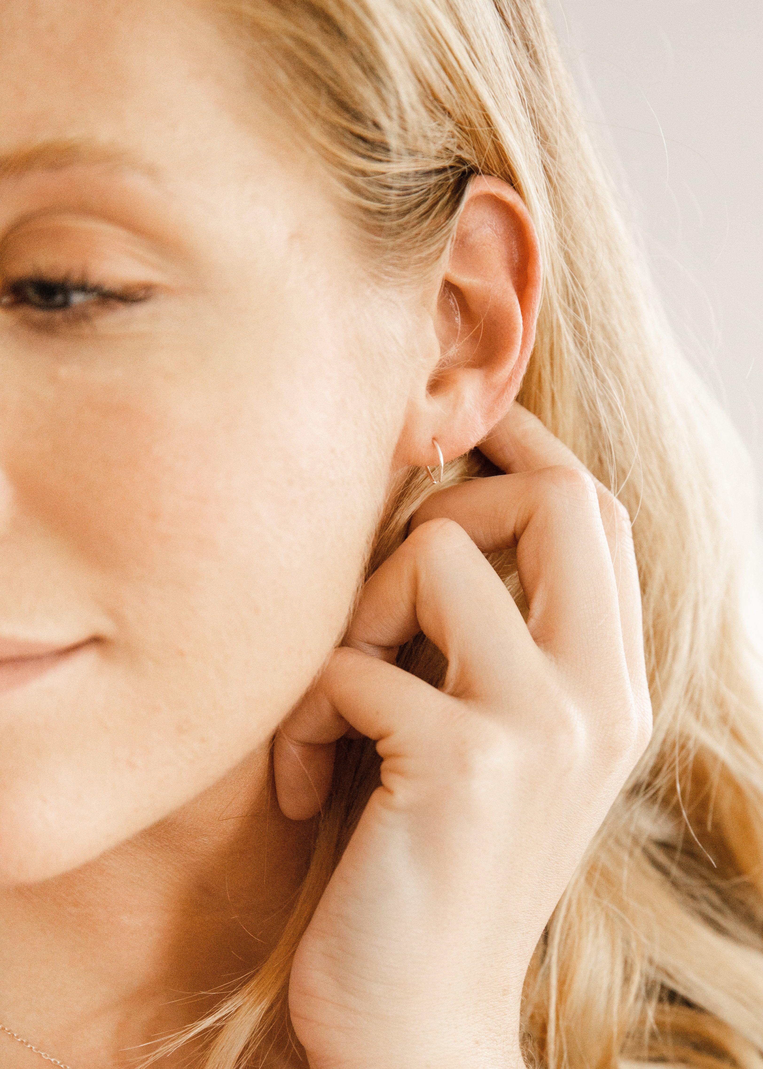 Micro and mini u earrings