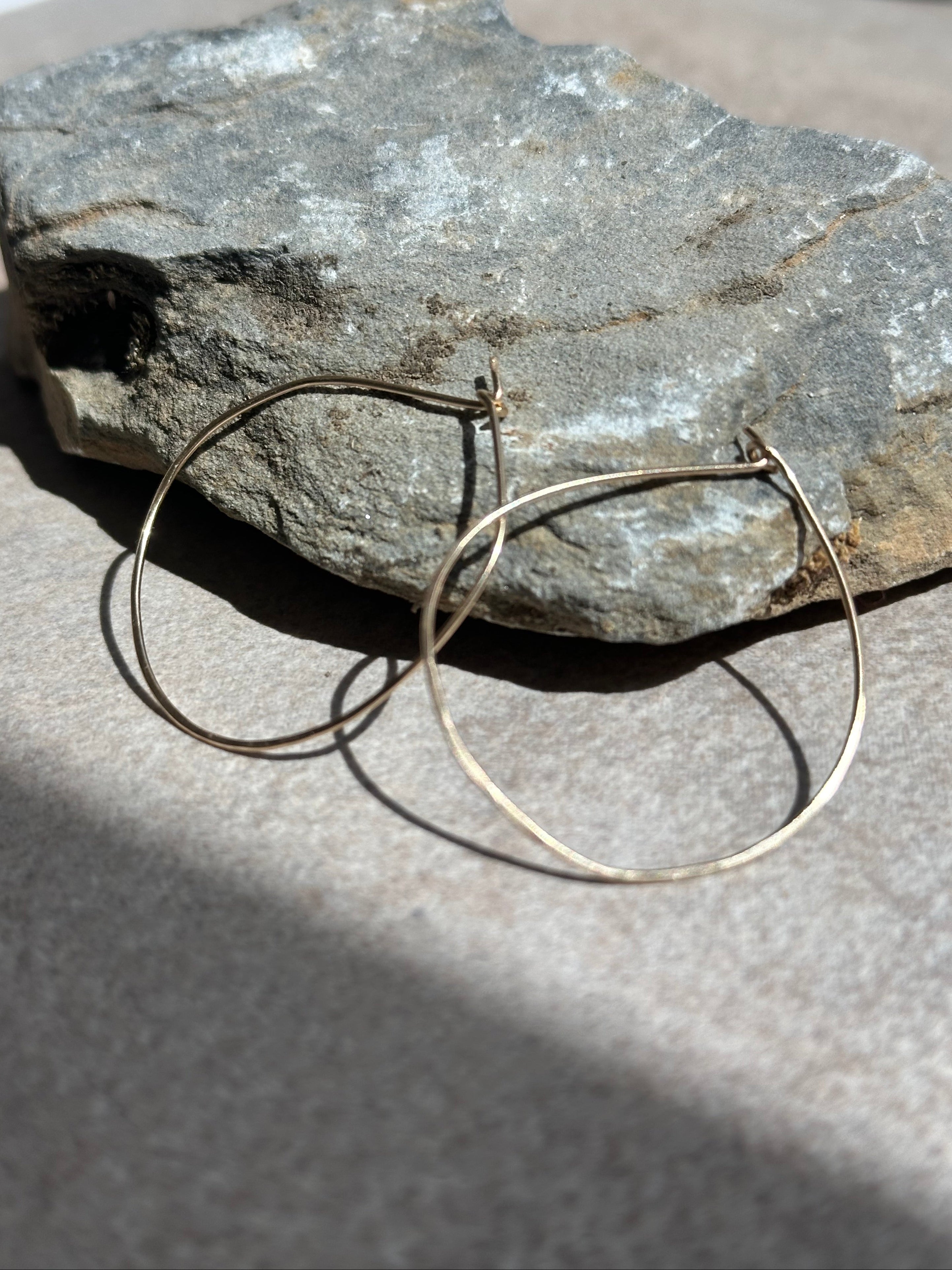 Hammered Hoops