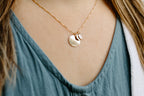 Stacking Coin Personalized Necklace