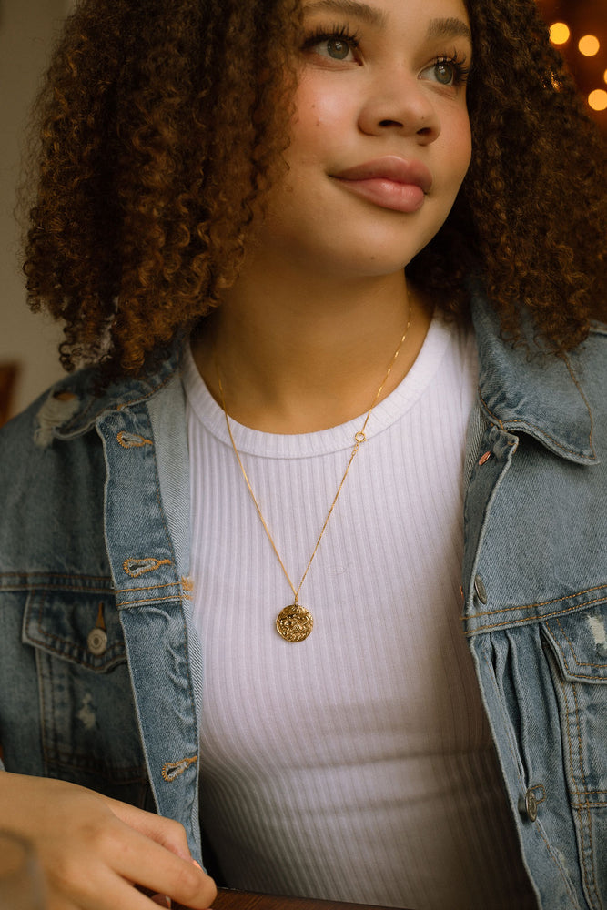 
            
                Load image into Gallery viewer, Lion Coin Necklace
            
        